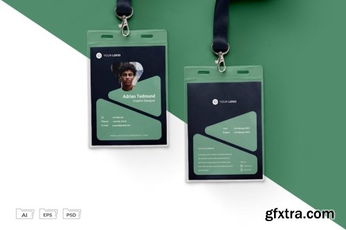 ID Card Mockup Collections 12xPSD