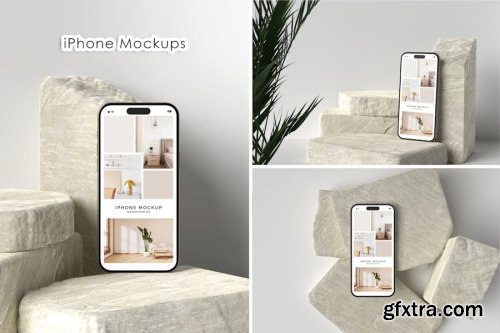 iPhone 15 Mockups Collections 11xPSD