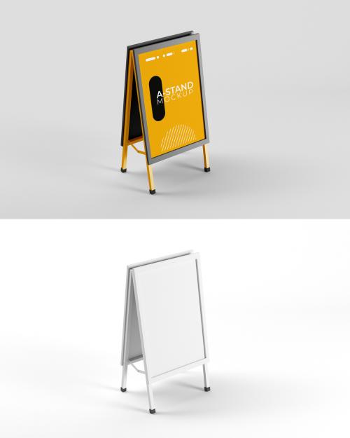 A Stand Board Mockup