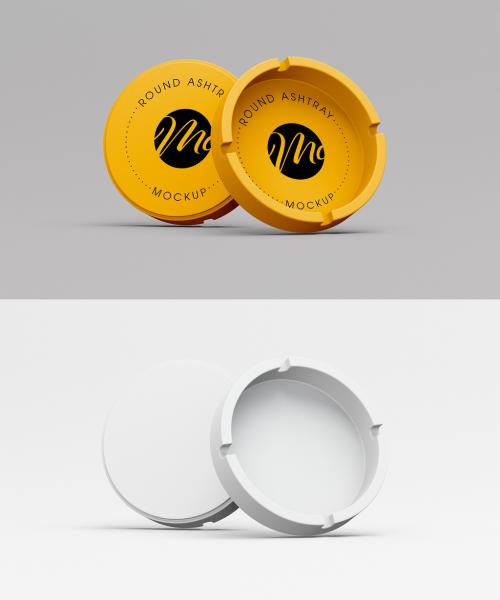 Floating Ashtray Set Mockup