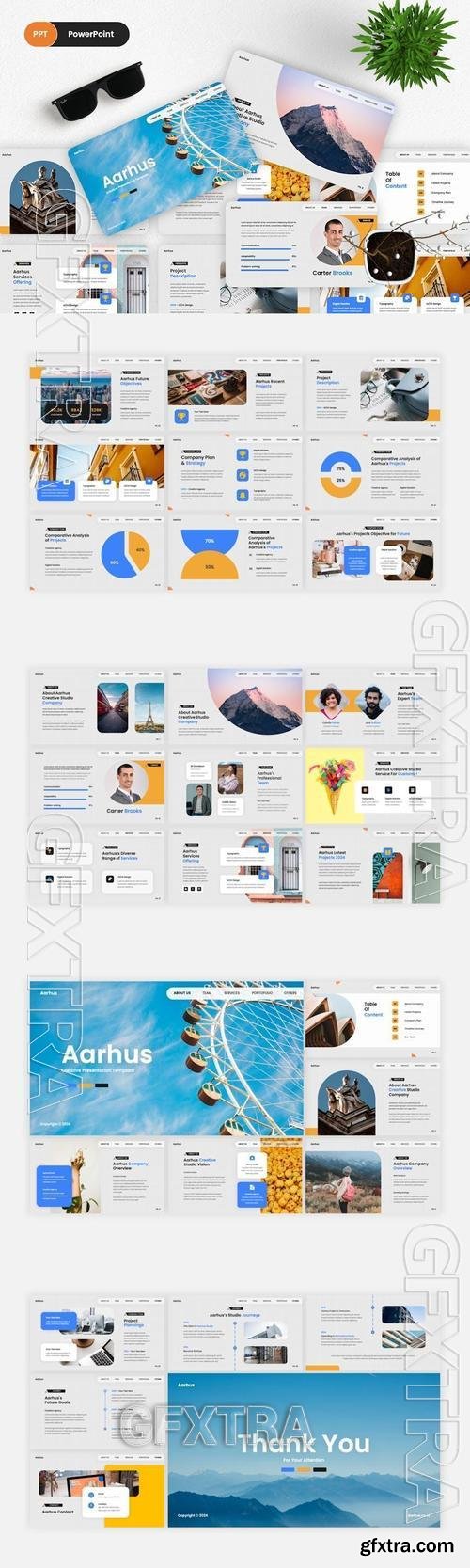 Aarhus - Creative PowerPoint Template BLWLBGD