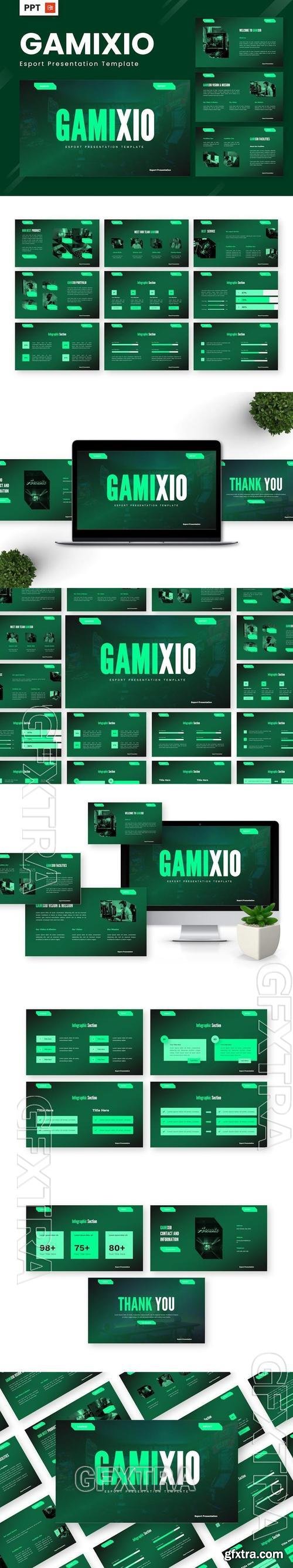 Gamixio - Esport Powerpoint Templates CZW354X