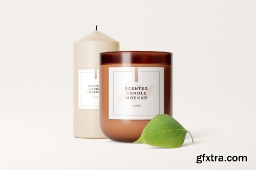 Candle Mockup Collections 14xPSD