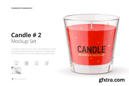 Candle Mockup Collections 14xPSD