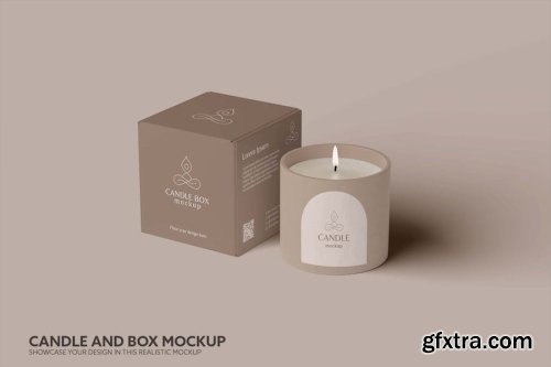 Candle Mockup Collections 14xPSD