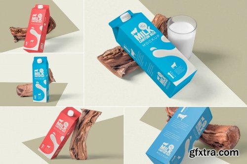 Juice Box Mockup Collections 11xPSD