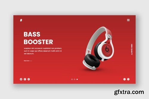 Headphone Mockup Collections 14xPSD