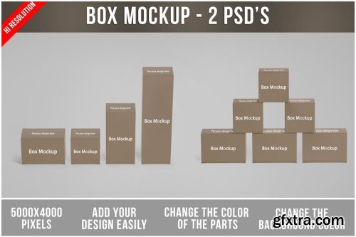 Box Mockup Collections 12xPSD