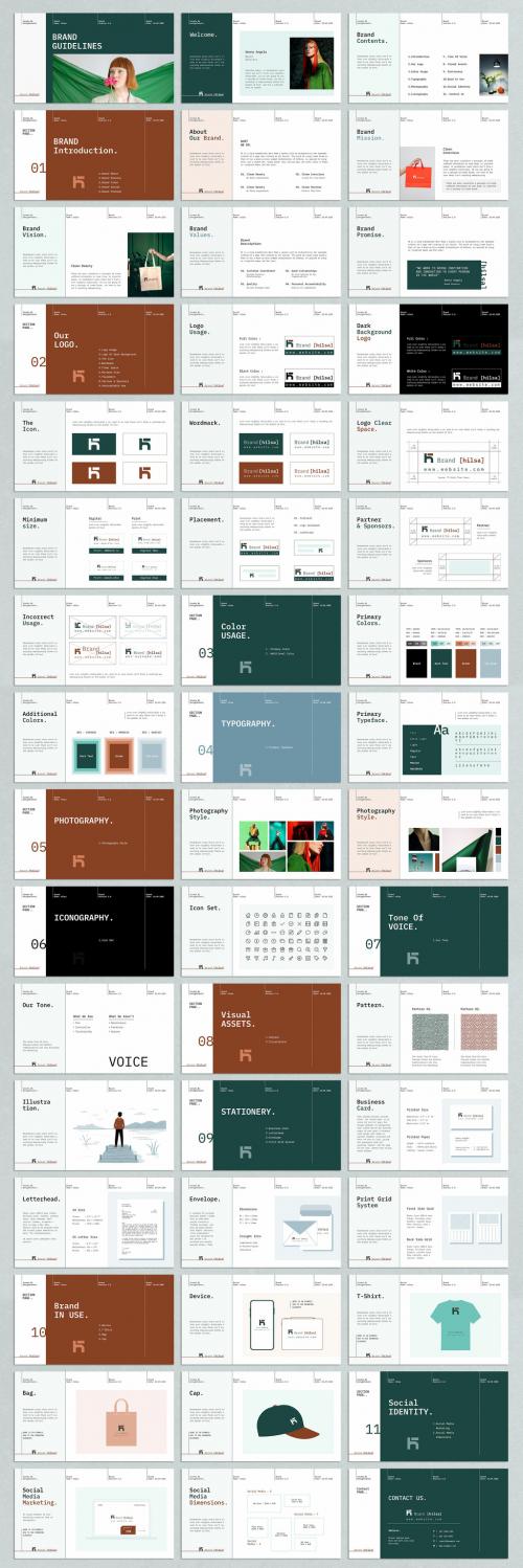 Brand Guidelines Presentation Layout