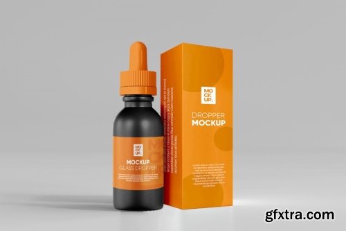 Dropper Bottle Mockups Collections 15xPSD