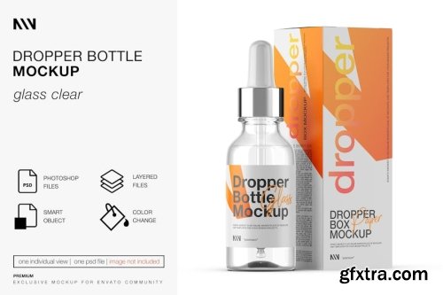 Dropper Bottle Mockups Collections 15xPSD