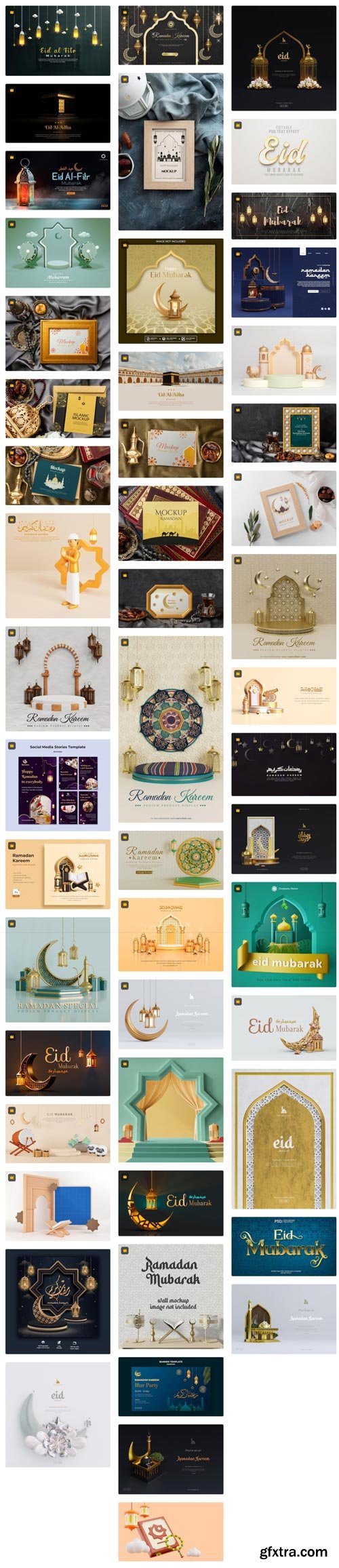 Premium PSD Collections - Ramadan MKT MIX PSDs - 150xPSD