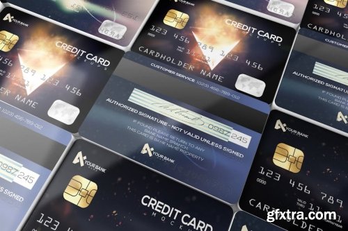 Credit Card Mockup Collections 13xPSD