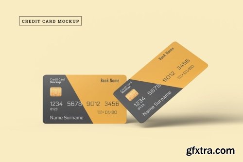 Credit Card Mockup Collections 13xPSD