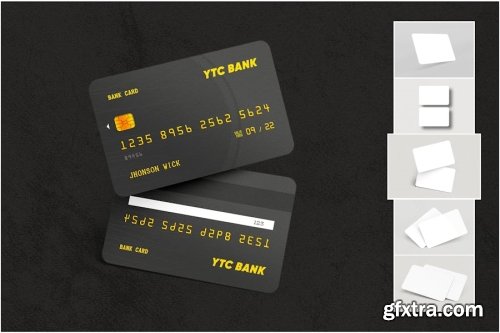 Credit Card Mockup Collections 13xPSD