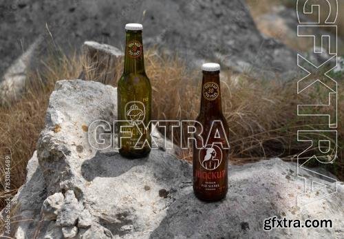 Two Bottles Mockup 783084689