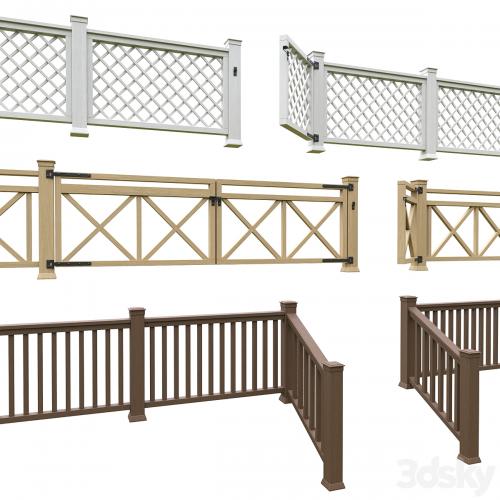 wooden fencing