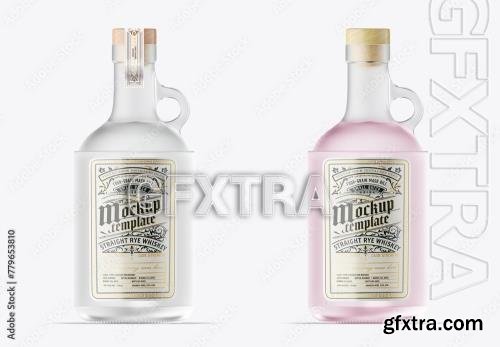 Liquor Glass Bottle Mockup 779653810