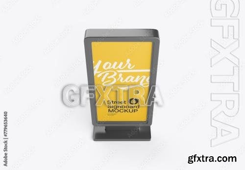 Outdoor Billboard Advertisement Scene Mockup 779653640