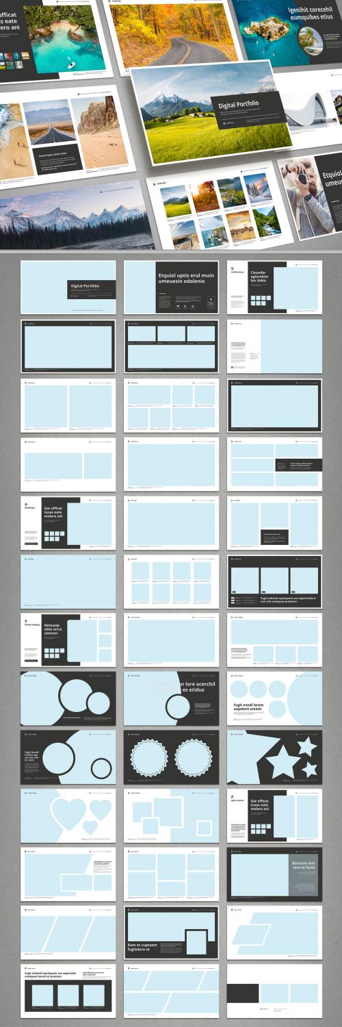 Presentation Album Portfolio Template for Any Use
