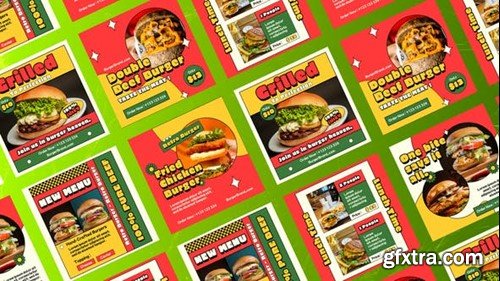 Videohive Hamburger Instagram Post 52220583