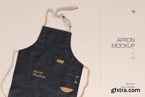 Kitchen Apron Mockup Collections 12xPSD