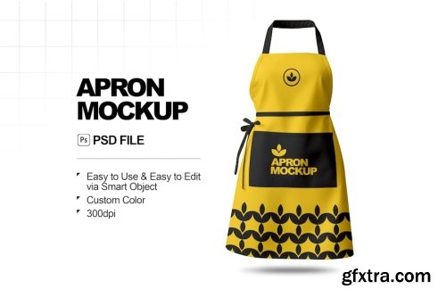 Kitchen Apron Mockup Collections 12xPSD