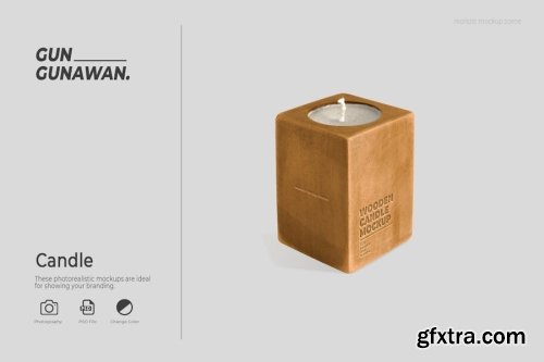 Candle Mockup Collections 13xPSD