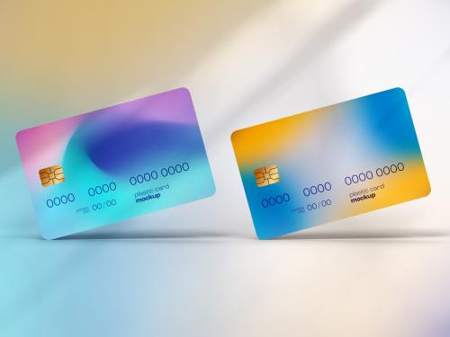 Plastic Card Mockup or Debit Card