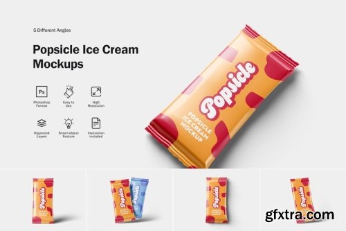 Ice Cream Mockup Collections 14xPSD