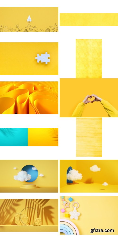 Amazing Photos, Yellow Background 100xJPEG