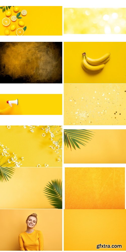 Amazing Photos, Yellow Background 100xJPEG