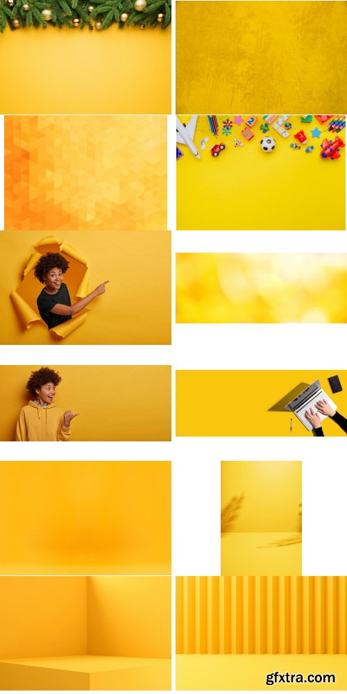 Amazing Photos, Yellow Background 100xJPEG