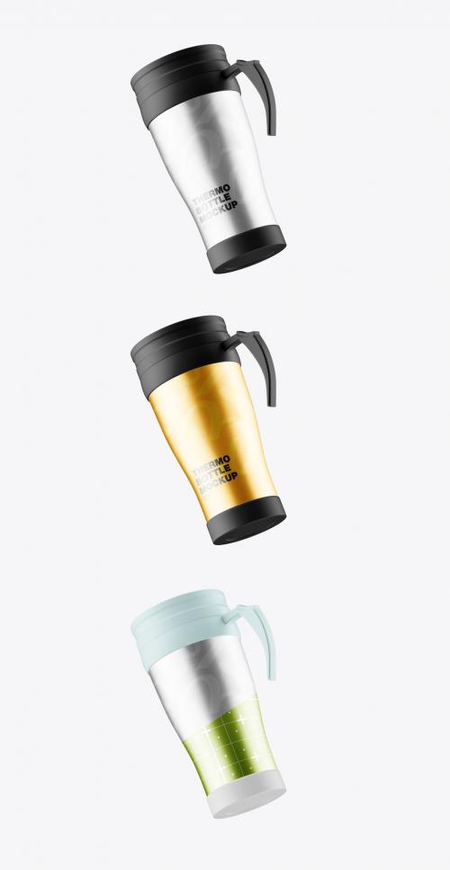 Stainless Steel Travel Cup Mockup