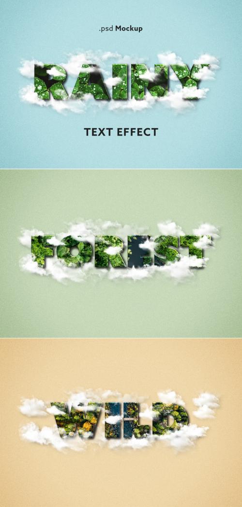 Cloudy Text Effect