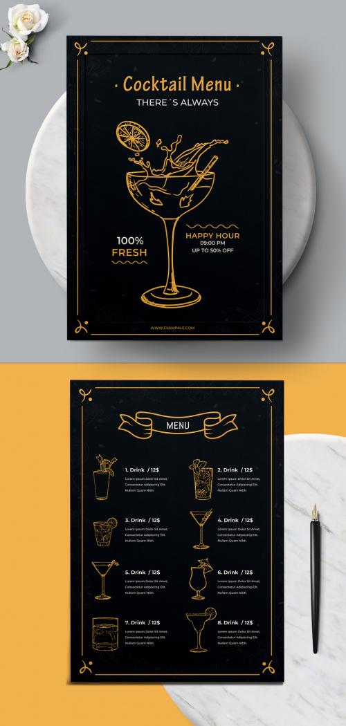 Restaurant Food Menu Layout