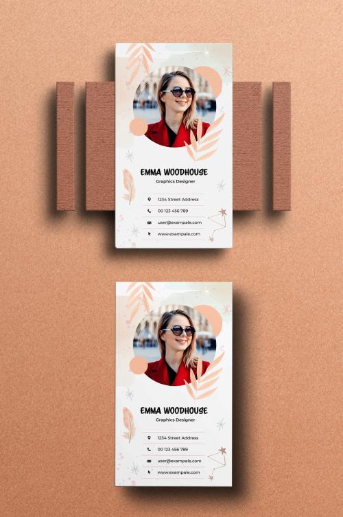 Minimal Individual Business Card Layout