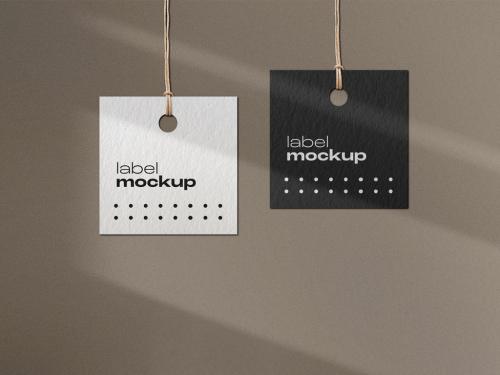 Label Tag Mockup