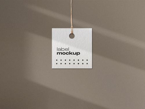 Label Tag Mockup