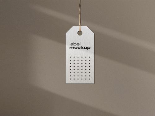 Label Tag Mockup