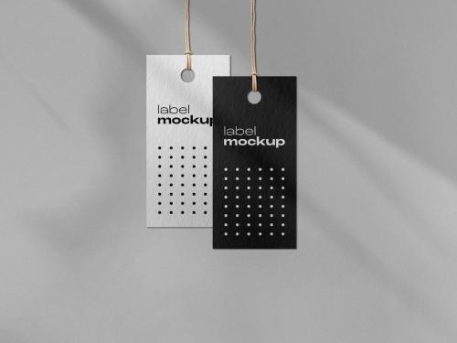 Label Tag Mockup