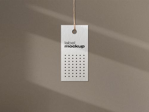 Label Tag Mockup