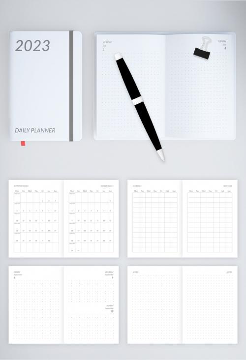 2023 Daily Planner Notebook