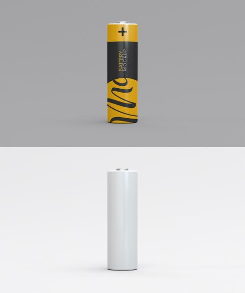 Battery Isolated Mockup