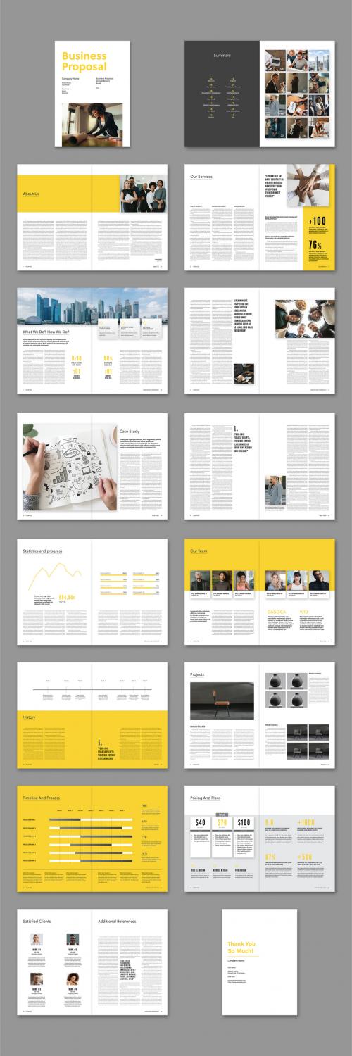 Business Proposal Brochure Layout