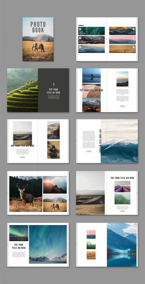 Photography Album Book Layout