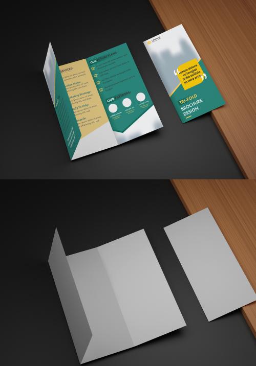 Trifold Flyer Mockup