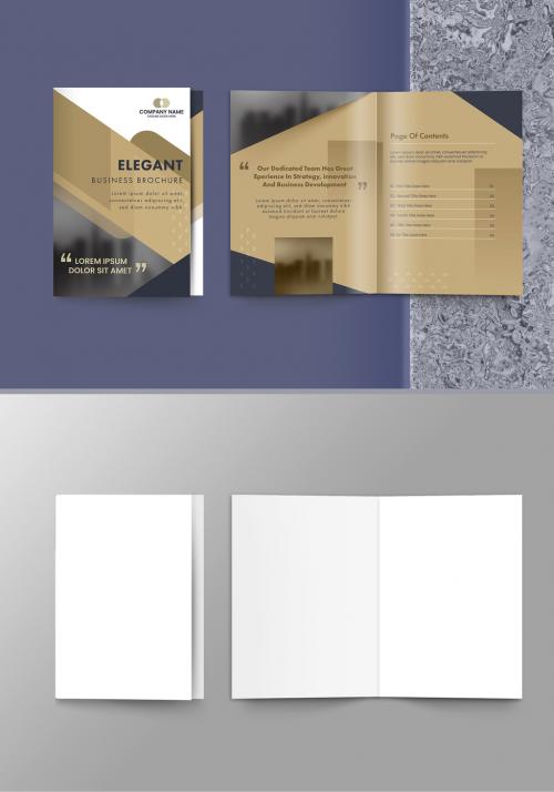 Bifold Brochure Cover Mockup