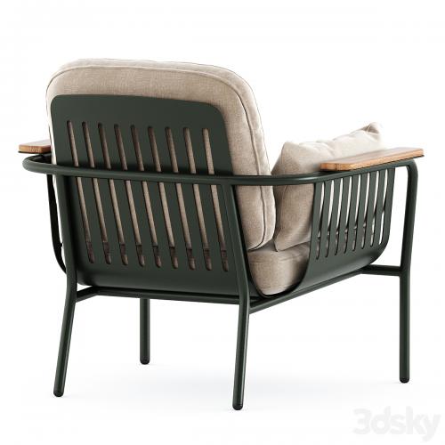 Capa Lounge Garden armchair by gandiablasco