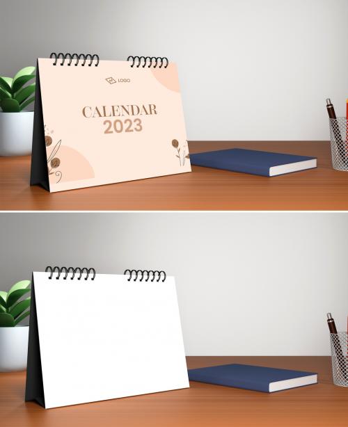 Desk Calendar Mockup